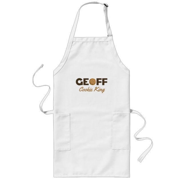 Geoff cookie Kung Long Apron Långt Förkläde (Framsidan)