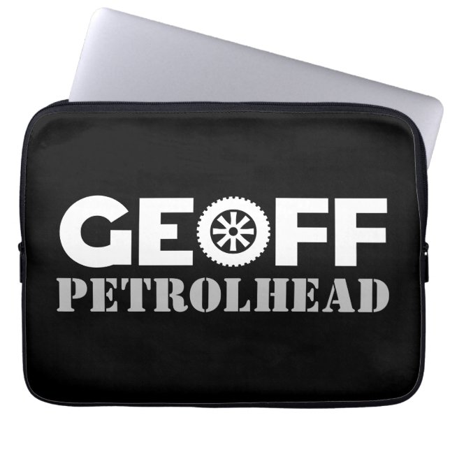 Geoff Petrol Head Laptop Fodral (Framsidan)