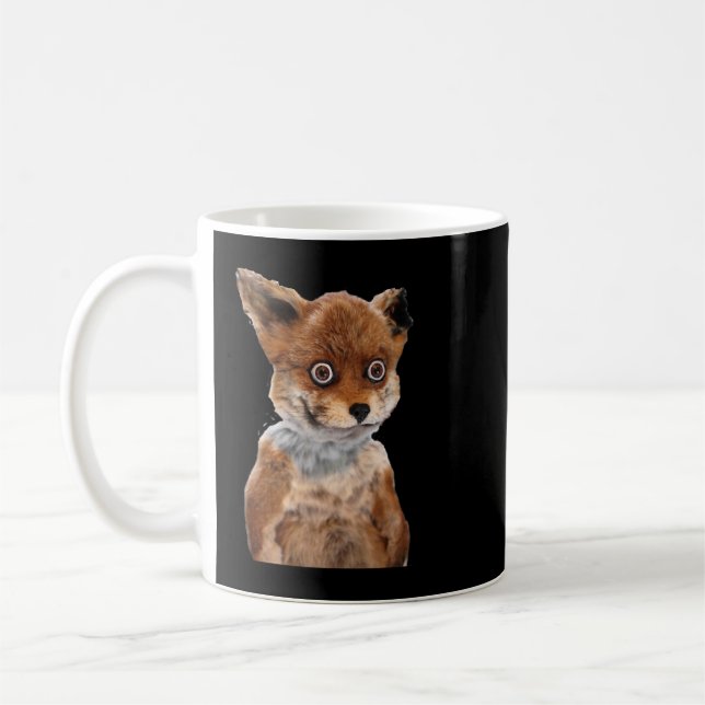 GEOFF STONED FOX TAXIDERMY MEME ADELE MORSE| Perfe Kaffemugg (Vänster)