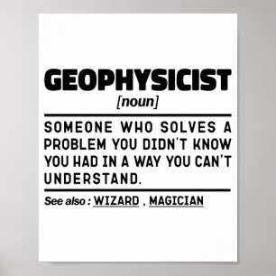 Geofysiker Substantiv Definition Geofysik Älskare Poster
