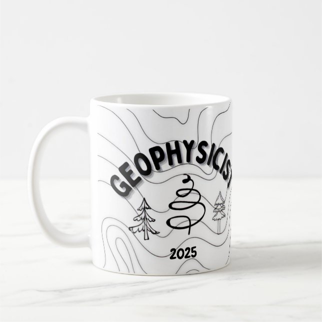 Geofysikist Kaffemugg (Vänster)