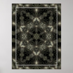 GEOGOTH STAR-POSTER POSTER