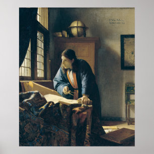 Geografen efter Vermeer - Poster