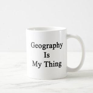 Geografi är min sak kaffemugg