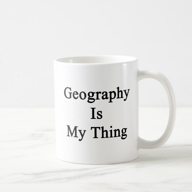 Geografi är min sak kaffemugg (Höger)