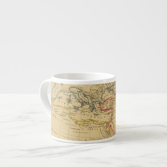 Geografi av Herodotus Espressomugg (Framsida vänster)