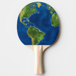 Geografi av Watercolor Earth globe geography 3D il Pingisracket