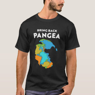 Geografi Geologi Återförenar Pangea T Shirt
