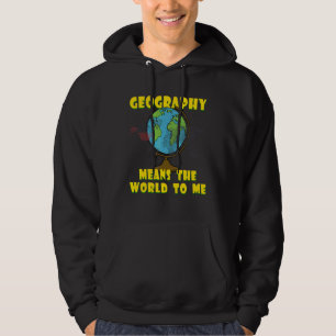 Geografi Ordtak Vetenskap Geograf Geografi Hoodie