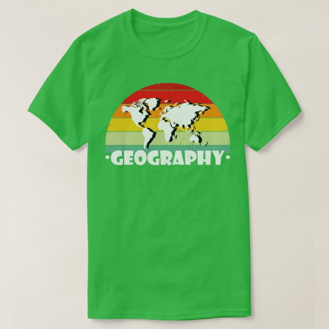 Geografi Student T Shirt (Design framsida)