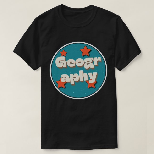 Geografi T Shirt (Design framsida)
