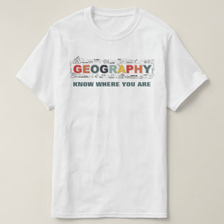 Geografi - Vet var du är T Shirt
