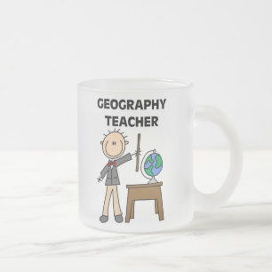 Geografilärare Frostad Glasmugg