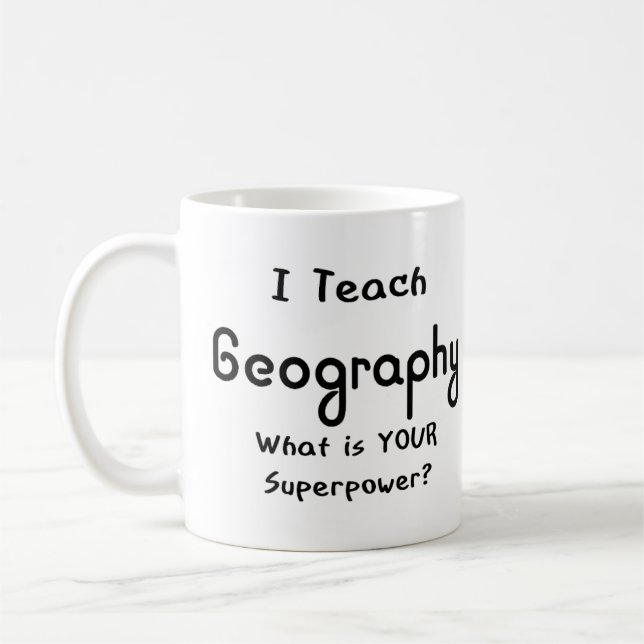 geografilärare kaffemugg (Vänster)