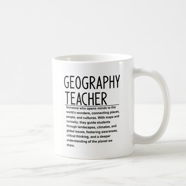 Geografilärare Kaffemugg (Höger)