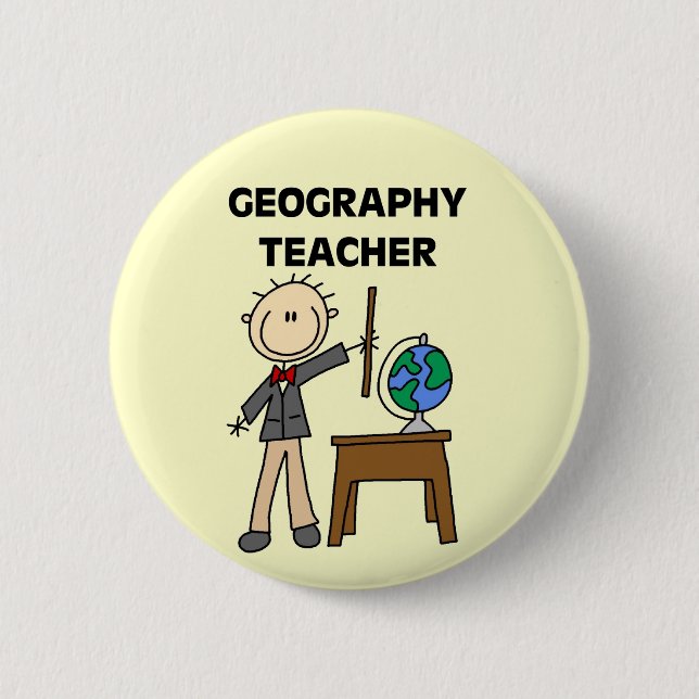 Geografilärare Knapp (Framsida)
