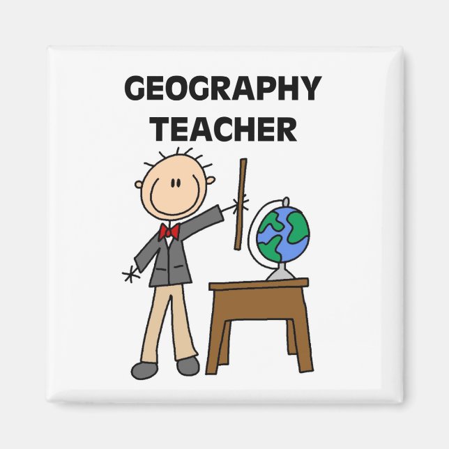 Geografilärare Magnet (Framsidan)