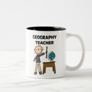 Geografilärare Två-Tonad Mugg