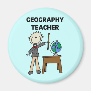 GEOGRAFILÄRARETshirts och gåvor Magnet