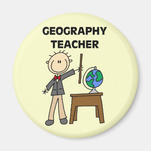 GEOGRAFILÄRARETshirts och gåvor Magnet