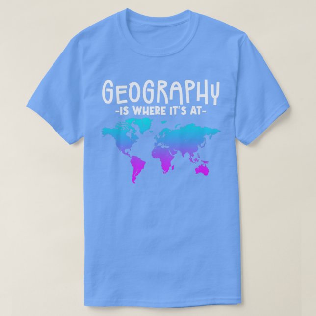 Geografin är där den är 1 t shirt (Design framsida)