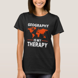 Geografin är min världsarvskarta över jorden t shirt