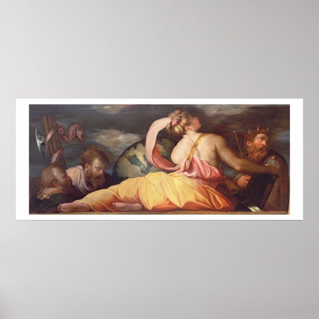 Geografisk anlag poster (Framsidan)