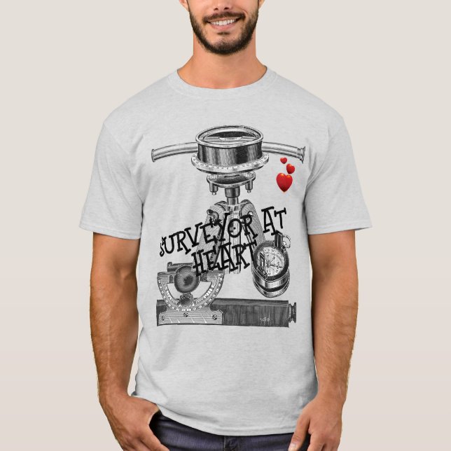 GEOGRAFISK ÅTGÄRD FÖR MARKUNDERSÖKNING T SHIRT (Framsida)