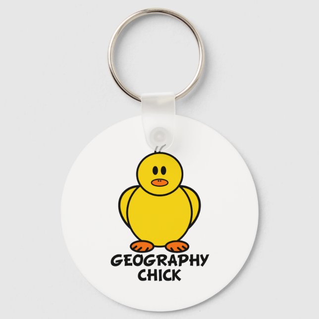 Geografisk Chick Nyckelring (Framsida)