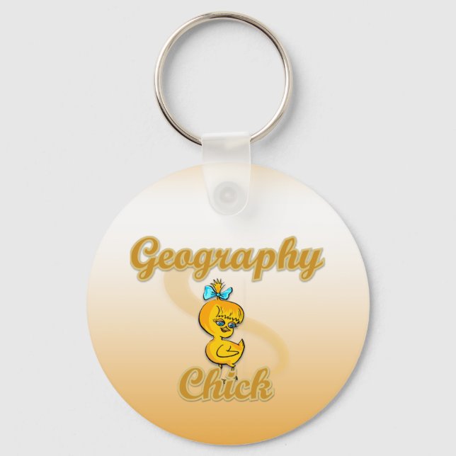 Geografisk Chick Nyckelring (Framsida)