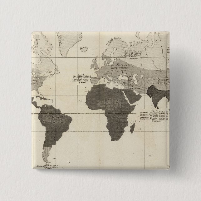 Geografisk fördelning av grönsaker knapp (Framsida)