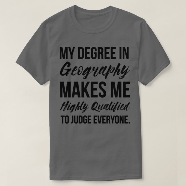 Geografisk grad t shirt (Design framsida)