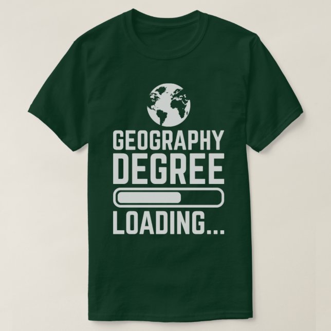 Geografisk gradbelastning t shirt (Design framsida)