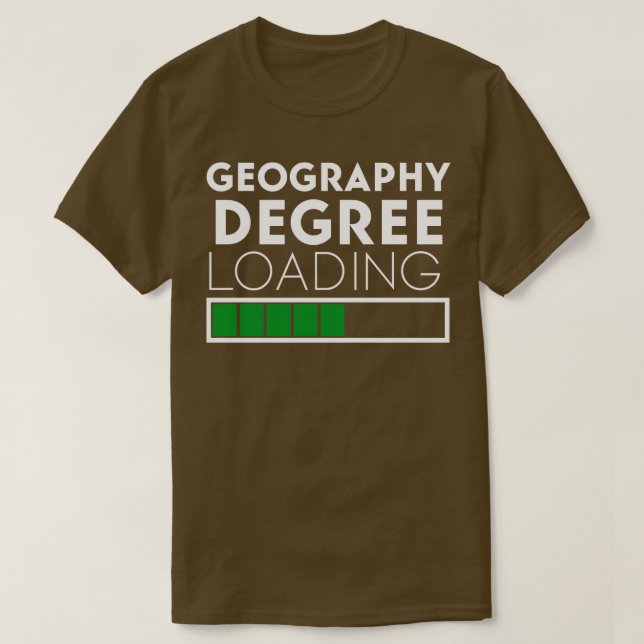 Geografisk graderad lastning som fungerar för geog t shirt (Design framsida)