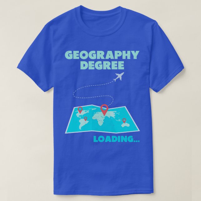 Geografisk graderingsladdare Student 4 T Shirt (Design framsida)