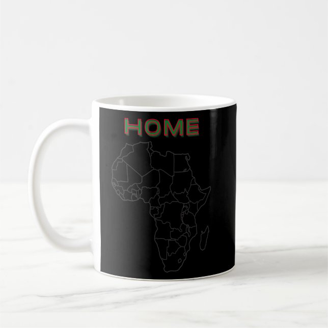 Geografisk karta över afrikaAfrika - startsida Kaffemugg (Vänster)
