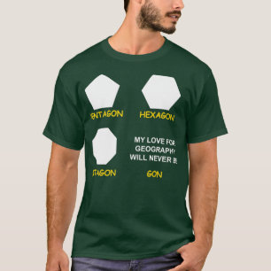Geografisk kartografi t shirt