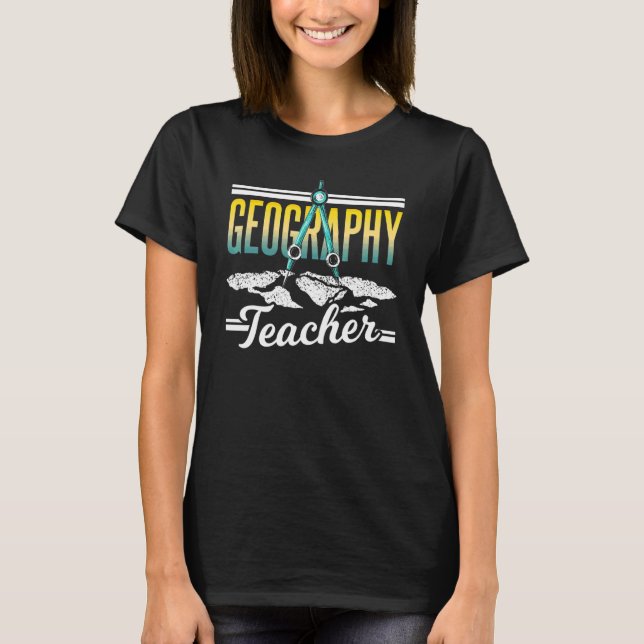 Geografisk lärarexamen Student T Shirt (Framsida)