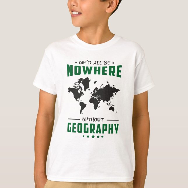 Geografisk lärarfink - utställning från världskont t shirt (Framsida)