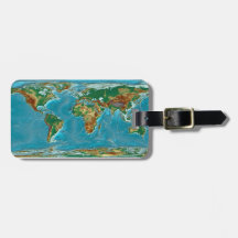 Geografisk världskarta