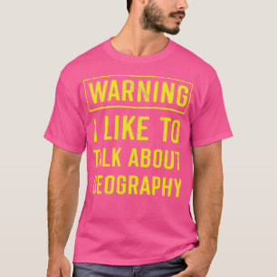 Geografisk varning för funna geografiska områden 1 t shirt