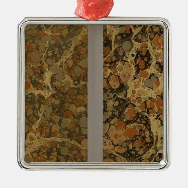 Geografiska övningar julgransprydnad metall (Framsidan)