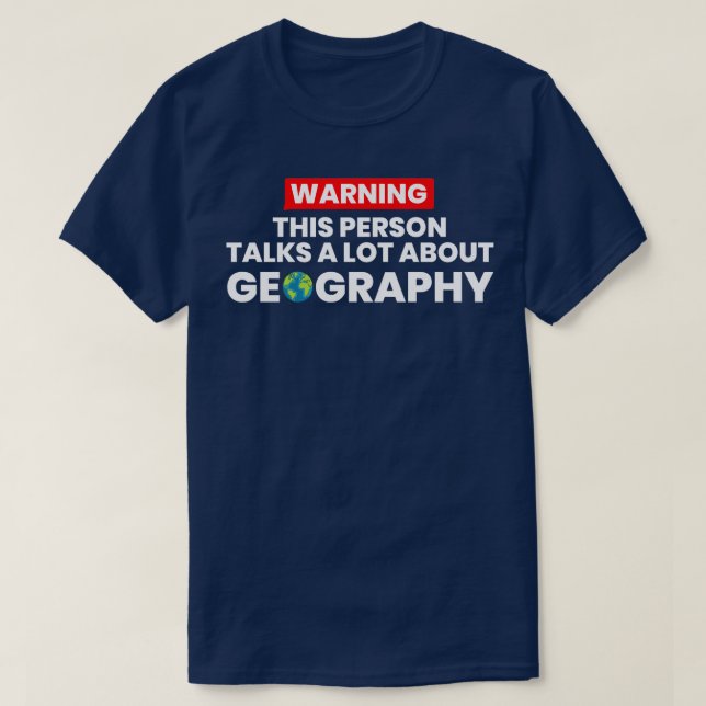 Geografiskt Älskare 1 T Shirt (Design framsida)