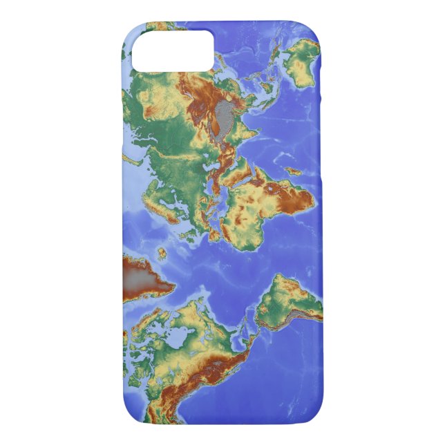 Geografiskt Internationell i Karta Case-Mate iPhone Skal (Baksida)