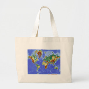 Geografiskt Internationell i Karta Jumbo Tygkasse