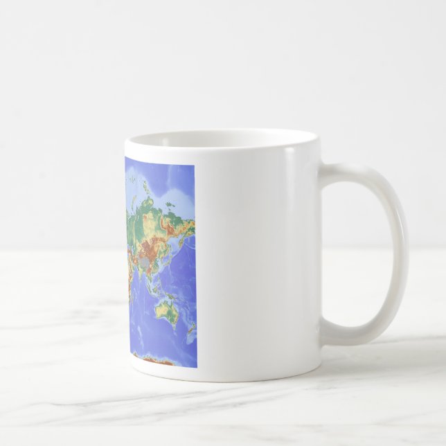 Geografiskt Internationell i Karta Kaffemugg (Höger)