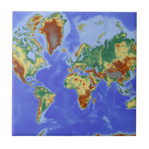 Geografiskt Internationell i Karta Kakelplatta