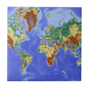 Geografiskt Internationell i Karta Kakelplatta