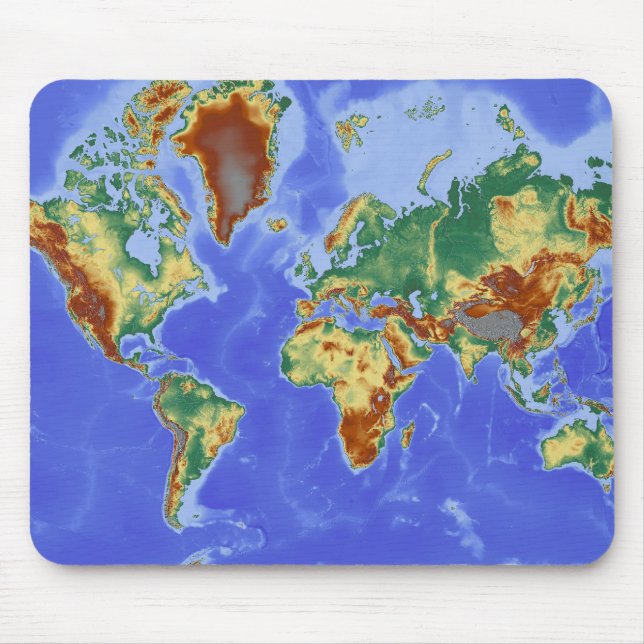 Geografiskt Internationell i Karta Musmatta (Framsidan)