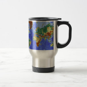 Geografiskt Internationell i Karta Resemugg